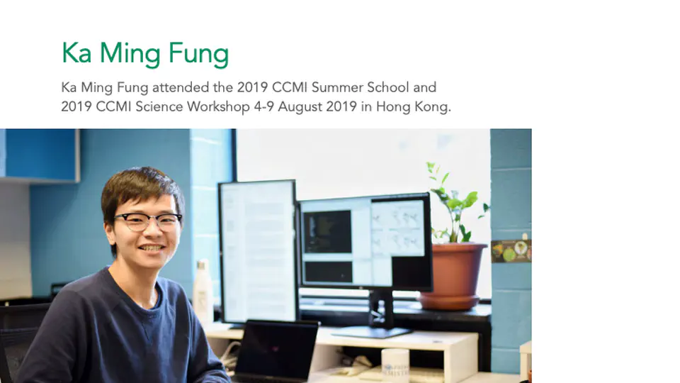 Appeared in Early Career Spotlight in IGACnews